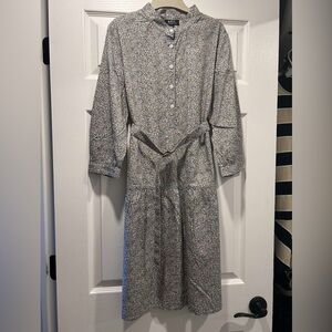 A.P.C. Floral Long Sleeve Dress